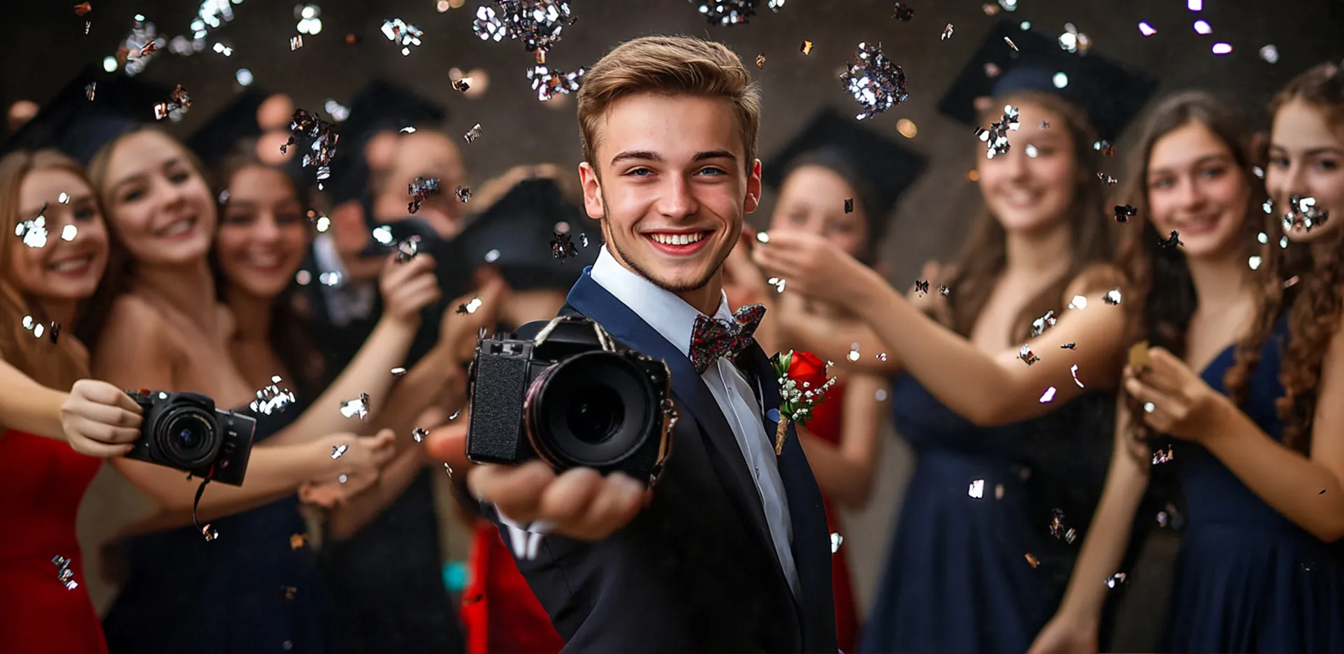 Фотосессия в школе и детском саду на выпускной